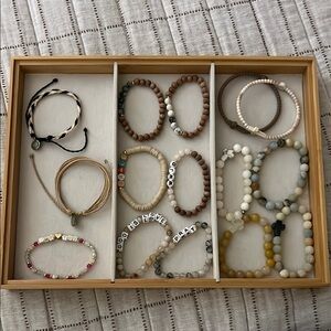 Assorted Beaded Stretch Faith-Based Bracelets